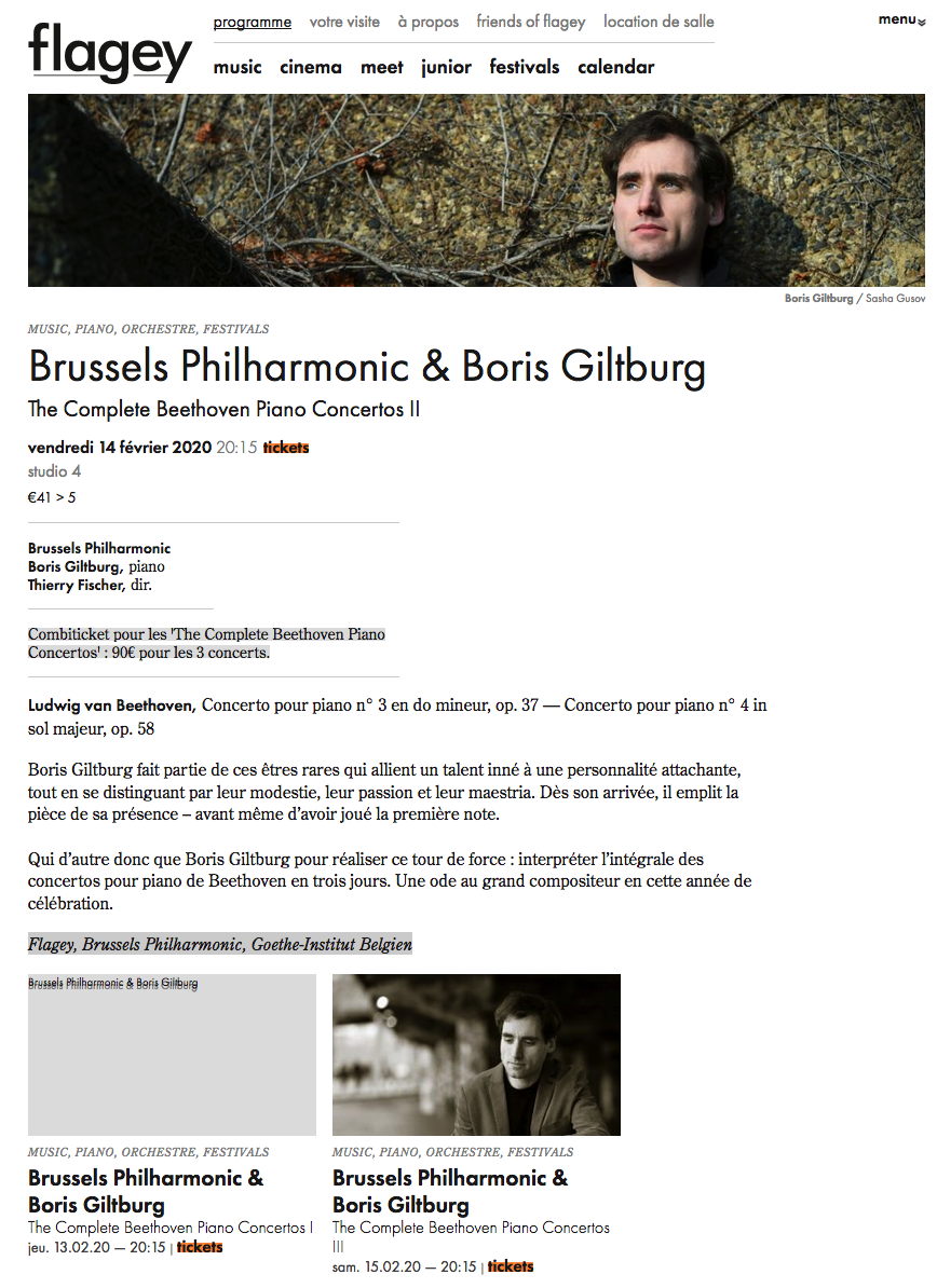 Page Internet. Flagey, Brussels Philharmonic & Boris Giltburg. 2020-02-13